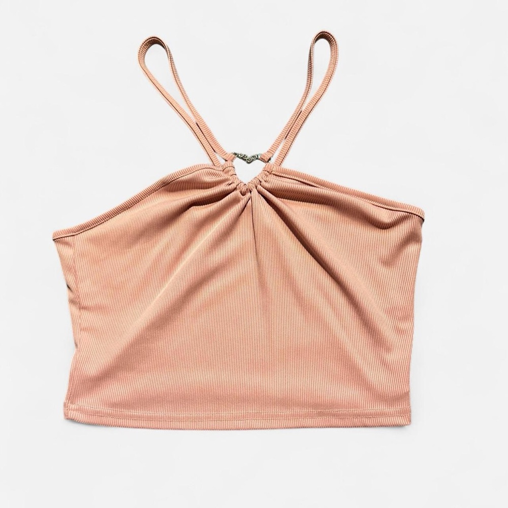 Blush Ribbed Camisole Top